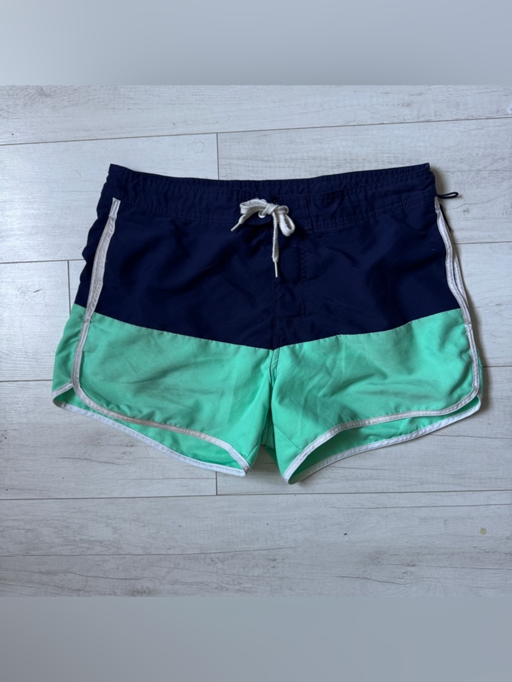 H&M Navy Swim Shorts with White Mesh Lining